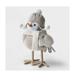 2022 Target Wondershop Featherly Friends "Loop" Winter Dressed Fabric Bird